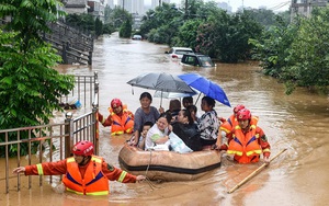 Tỉnh Giang Tây Trung Quốc ra cảnh báo lũ cao nhất