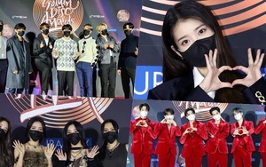 Ngắm dàn sao khủng tại thảm đỏ Golden Disc: BTS phá đội hình, Hwasa 'hở' táo bạo