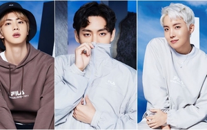 BTS 'đốn tim' fan bằng bộ ảnh ra mắt BTS Fila