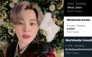 Jimin BTS lọt top trending toàn cầu sau hàng loạt kỷ lục trên Billboard