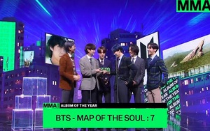 BTS 'cuỗm' trọn 3 giải Daesang tại MMA 2020