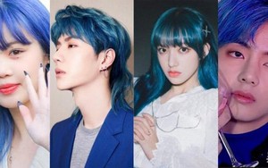 Sao K-pop 'đốn tim' fan với màu tóc xanh dương: BTS, EXO, NCT