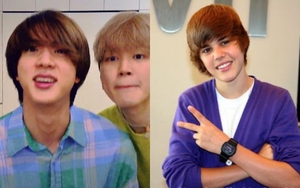 Jin BTS gây bão mạng xã hội vì... giống Justin Bieber thời mới nổi