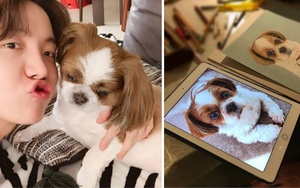 J-Hope BTS 'cưng xỉu' trước tác phẩm vẽ Mickey của ARMY