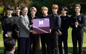BTS nhận chứng chỉ bổ nhiệm Đặc phái viên của Tổng thống tại Nhà Xanh