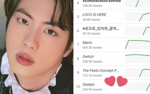 BTS: 3 giây của Jin khiến ARMY toàn cầu 'mê muội', lọt Top trending