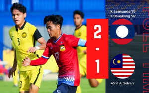 U23 Lào bất ngờ đánh bại Malaysia tại giải Đông Nam Á