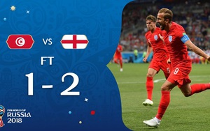 Tunisia 1-2 Anh: Harry Kane lập cú đúp, Tam sư giành chiến thắng ở trận ra quân
