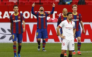 Sevilla 0-2 Barcelona: Messi solo đẳng cấp, Barca giành 3 điểm trên sân khách