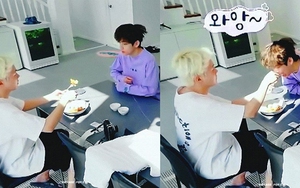 BTS khiến fan tranh cãi khi ăn đồ thừa của nhau