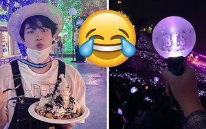 Jin BTS diện đồ siêu nhân trong công viên Mỹ, sốc khi bị phát hiện là 'trai đẹp toàn cầu