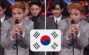 BTS mất kiểm soát khi giành giải lớn tại AMA, Suga khiến fan nể với phản ứng này