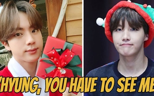 BTS: J-Hope và Jin hẹn nhau cụng ly đêm Giáng sinh nhưng anh cả kiếm cớ để ‘chạy làng’