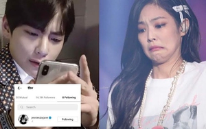 V BTS gây nên hỗn loạn khi vô tình theo dõi Jennie Blackpink trên Instagram