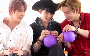 BTS: Jin, V và Jungkook thi hòa âm bóng bay, ai thắng?