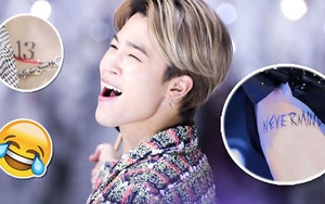BTS 'dìm' Jimin với hình xăm con số 13