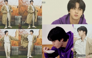 Không ai có thể mẫu chuẩn hơn Jin khi bán các sản phẩm ‘self-made’ của BTS