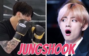 BTS: Đến V cũng thấy sốc khi xem các clip Jungkook tập boxing