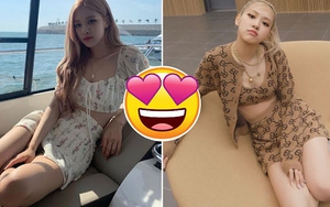 ‘Lịm tim’ ngắm eo con kiến và đôi chân thon dài của Rosé Blackpink