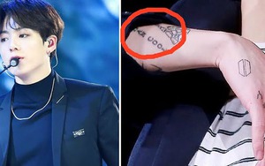 Giải mã hình xăm chéo trên cẳng tay Jungkook BTS