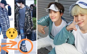 Nhiều lần Suga BTS diện đồ đôi với người này, ‘trời sinh một cặp’?