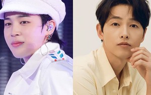 Jimin BTS và Song Joongki cùng diện đồ hồng Louis Vuitton, ai đẹp hơn?