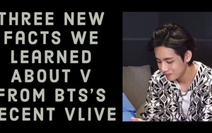 BTS livestream, fan biết được 3 sự thực ‘mới toanh’ về V