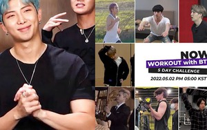 Fan muốn tập gym với BTS, tham gia thử thách ‘WORKOUT with BTS’
