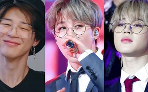 Jimin BTS đẹp 'lịm tim' trong những cặp kính