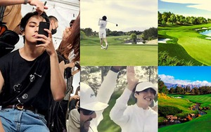 V BTS cập nhật cho fan về hành trình chơi golf, kỹ thuật đã vượt xa trình độ này