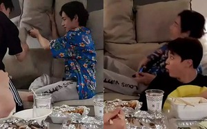 Jimin và V BTS phát trực tiếp, cố che bức ảnh khiếm nhã nhưng bất thành