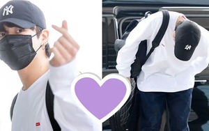 Jungkook BTS ‘đốn tim’ fan với visual và lễ phép tại sân bay trên đường tới Nhà Trắng