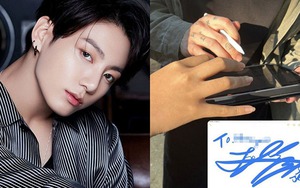 Tương tác ngọt ngào của Jungkook BTS với fan may mắn được gặp tại lễ hội âm nhạc ở Seoul