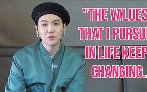 'Vua trí tuệ' Suga BTS chia sẻ tầm nhìn thực tế, chỉ muốn là vai phụ trong cuộc sống