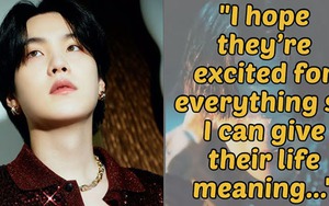 Suga BTS sắp có tour diễn solo và âm nhạc mới, muốn cuộc sống của fan có ý nghĩa