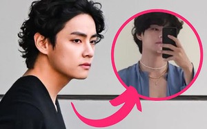 V BTS khiến fan ‘phát cuồng’ khi đăng ảnh ‘tự sướng’ ở trần