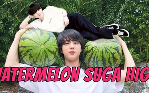 ‘Chết cười’ fan chế đủ kiểu ‘meme’ từ hình ảnh Jin BTS vác dưa hấu trên vai