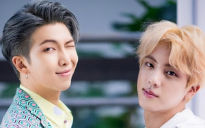 Hình ảnh cho thấy Jin và RM của BTS không chịu kém nhau 'miếng' nào