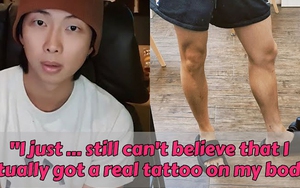 RM BTS kể lại trải nghiệm có hình xăm đầu tiên, 2 tiếng chuẩn bị cho 2 phút xăm