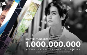 V BTS vượt ngưỡng 1 tỷ lượt stream trên Spotify mà không có album hay mixtape