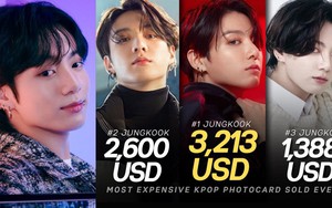 Những photocard đắt giá nhất của Jungkook BTS