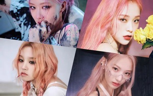 Twice, Blackpink và dàn nữ thần K-pop đẹp ‘chất’ trong mái tóc hồng