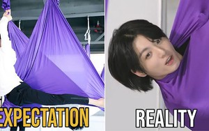 ‘Maknae Line’ phát hiện ra những tác dụng hữu hiệu của thiết bị yoga bay trong ‘Run BTS’