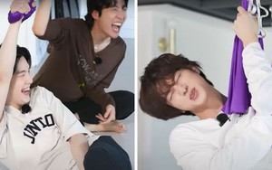 BTS thử tập yoga bay, mọi thứ trở nên vượt khỏi tầm kiểm soát