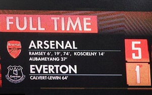 ĐIỂM NHẤN Arsenal 5-1 Everton: Aubameyang thật đáng tiền. Mkhitaryan quá hợp Arsenal