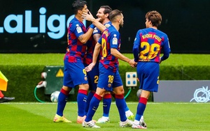Celta 2-2 Barcelona: Messi, Suarez tỏa sáng, Barca vẫn có nguy cơ nhìn Real Madrid vô địch