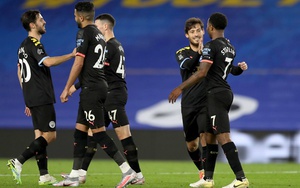 Brighton 0-5 Man City: Sterling lập hat-trick, Man City giành ngôi á quân