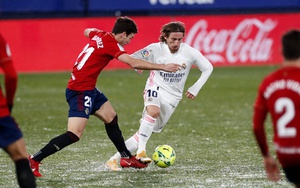 Osasuna 0-0 Real Madrid: Mất điểm đáng tiếc, Real Madrid lỡ cơ hội lên đầu bảng Liga