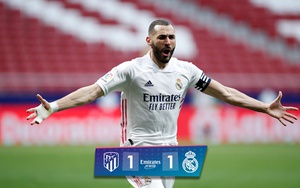Atletico 1-1 Real Madrid: Suarez gọi, Benzema trả lời, derby Madrid bất phân thắng bại