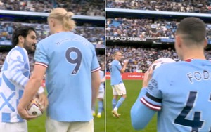 Gundogan 'cướp' bóng từ tay Haaland cho Foden sau trận derby Manchester